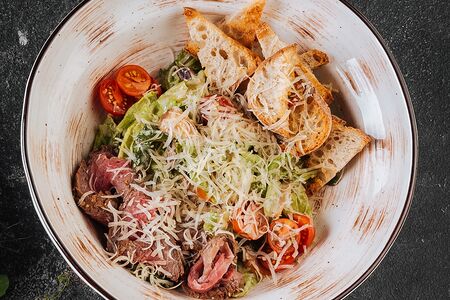 С говядиной и шампиньонами