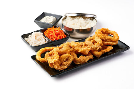 Кальмар в сухарях