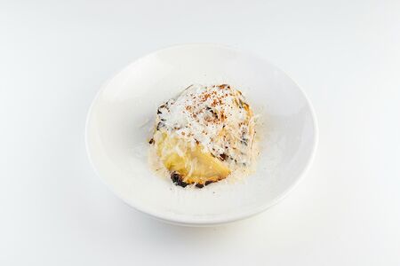 Жареная капуста с пармезаном и соусом бер блан