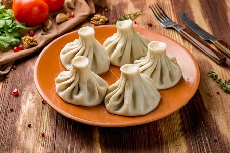 Хинкали с говядиной