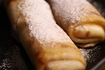 Блинчики с творогом