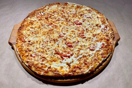 Пицца с ветчиной и помидорами (8 слайсов)