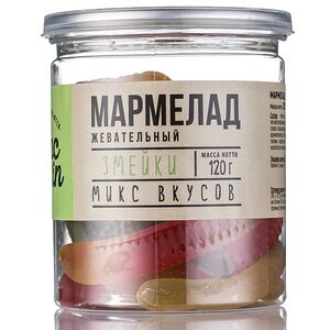 Мармелад жевательный Червячки и змейки Микс