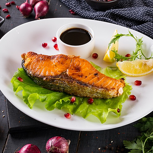 Форель на углях