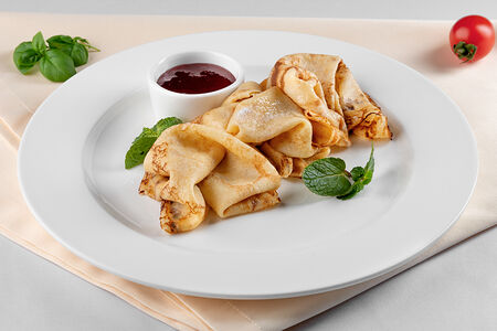 Блинчики с джемом