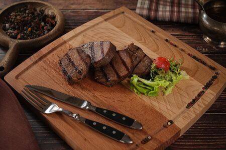 Язык говяжий на гриле