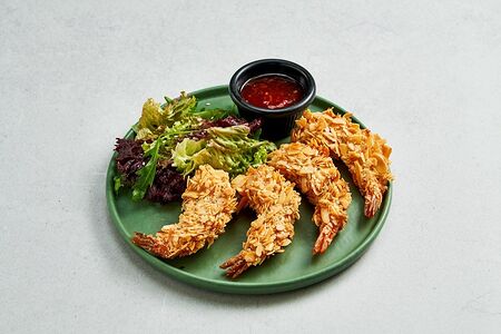 Креветки в чешуе дракона