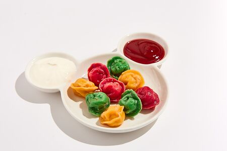 Пельмешки разноцветные