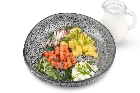 Окрошка с Семгой