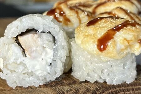 Запеченный с курицей