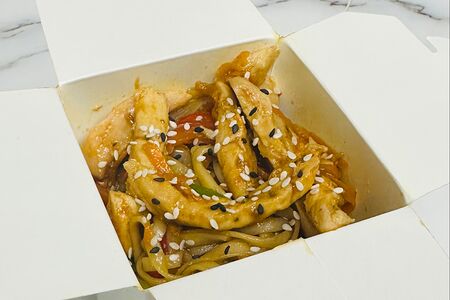 Удон с курицей