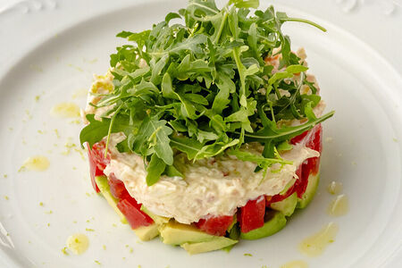 Салат с камчатским крабом