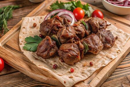 Шашлык из говяжьей вырезки