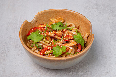 Лапша удон с цыплёнком