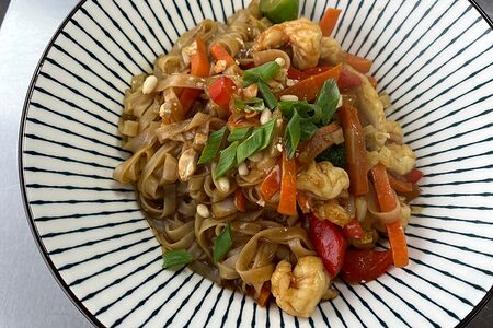 Пад тай с креветками