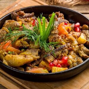 Баранина по-турецки (с овощами)