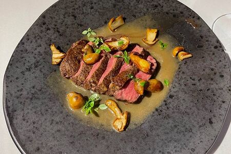 Шатобриан с грибным соусом