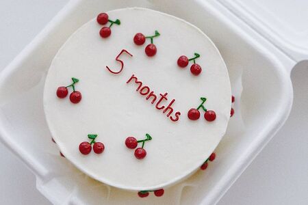 Бенто-торт На месяц вишенки 