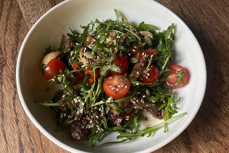 Салат с говяжьей вырезкой