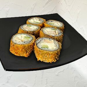 Ролл запеченный с курицей и сыром