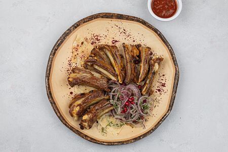 Шашлык из бараньих ребрышек