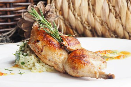 Половинка фермерского цыпленка