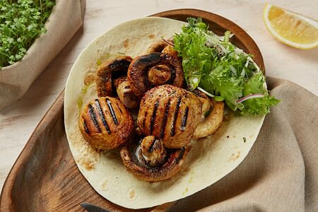 Шампиньоны гриль