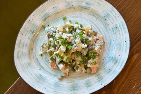 Оливье с ветчиной