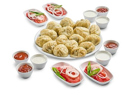 Манты с бараниной