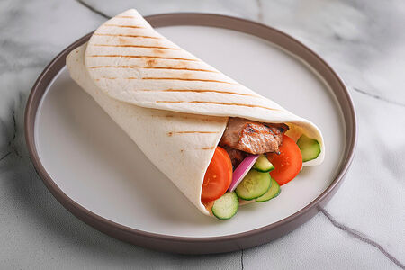 Шашлык из свинины в лаваше