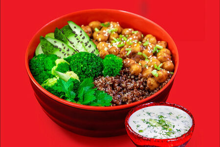 Протеиновый боул с нутом