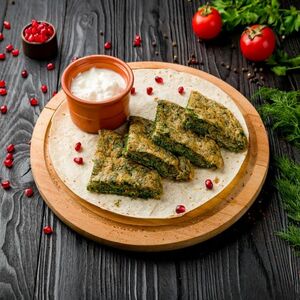 Кюкю из зелени