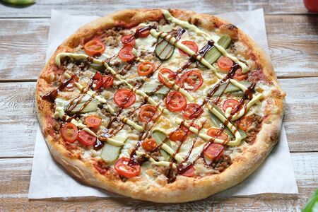 Пицца Бургер средняя