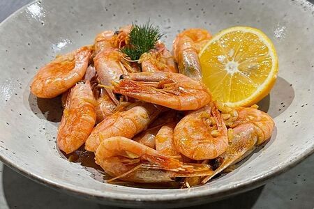 Креветки жареные