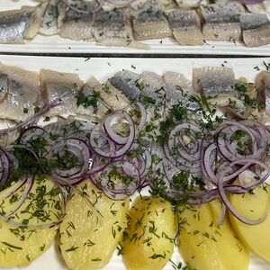 Сельдь с картошкой