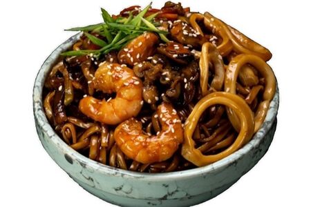 Удон с морепродуктами