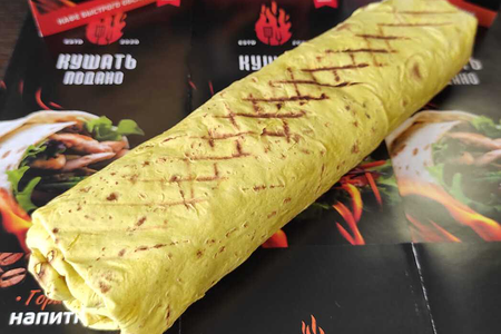 Лаваш-ролл с наггетсами