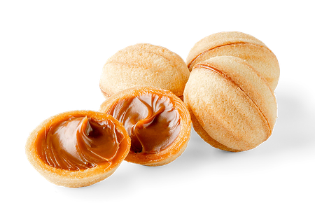 Орешки со сгущенным молоком