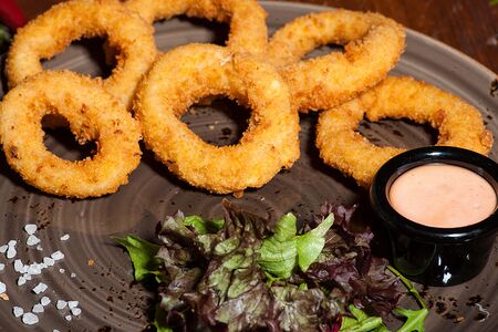 Кольца кальмаров в кляре