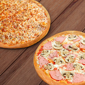 Пицца Маргарита и Пицца Прошутто Фунги
