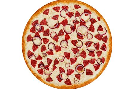 Пицца Сервелат с луком