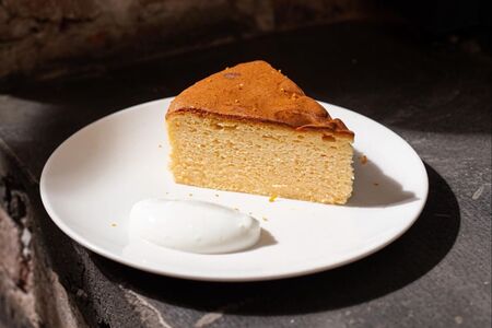 Хлопковый чизкейк с греческим йогуртом 