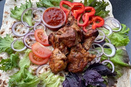 Шашлык из cвинoй шеи