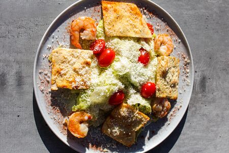 Цезарь с креветками