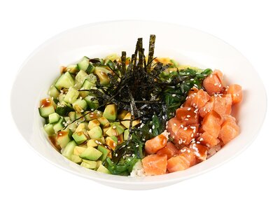 Поке с лососем