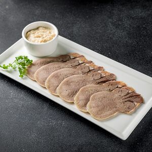 Телячий язык с хреном