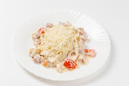 Паста с семгой 