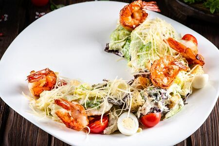 Цезарь с креветками