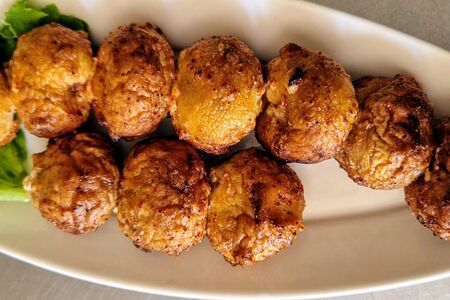 Грибы на мангале