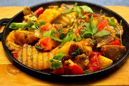 Жаркое со свининой